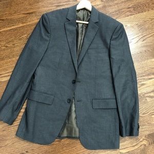 Banana Republic Gray Pinstripe Blazer